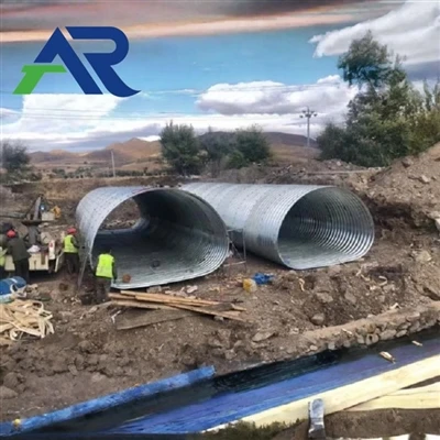 Selection of steel corrugated culverts