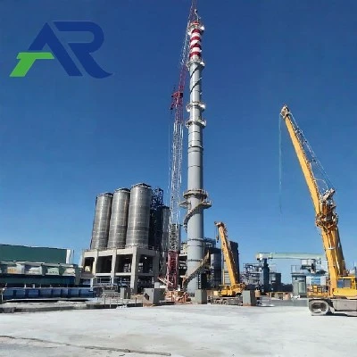 What are the inspection procedures for a stainless steel factory chimney?